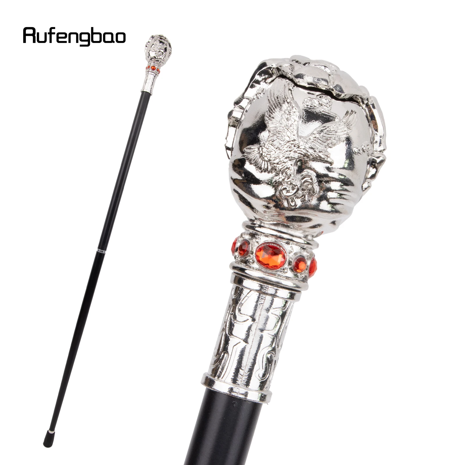 

White Eagle Ball Fashion Walking Stick Decorative Stick Cospaly Vintage Party Fashionable Walking Cane Crosier 93cm