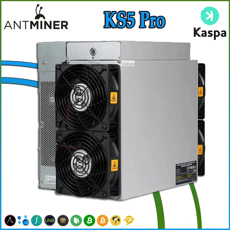 Antminer KS5 Pro 21Th Asics Miner 3150W Kaspa Crypto Mining New Machine March Futures, Free Shipping