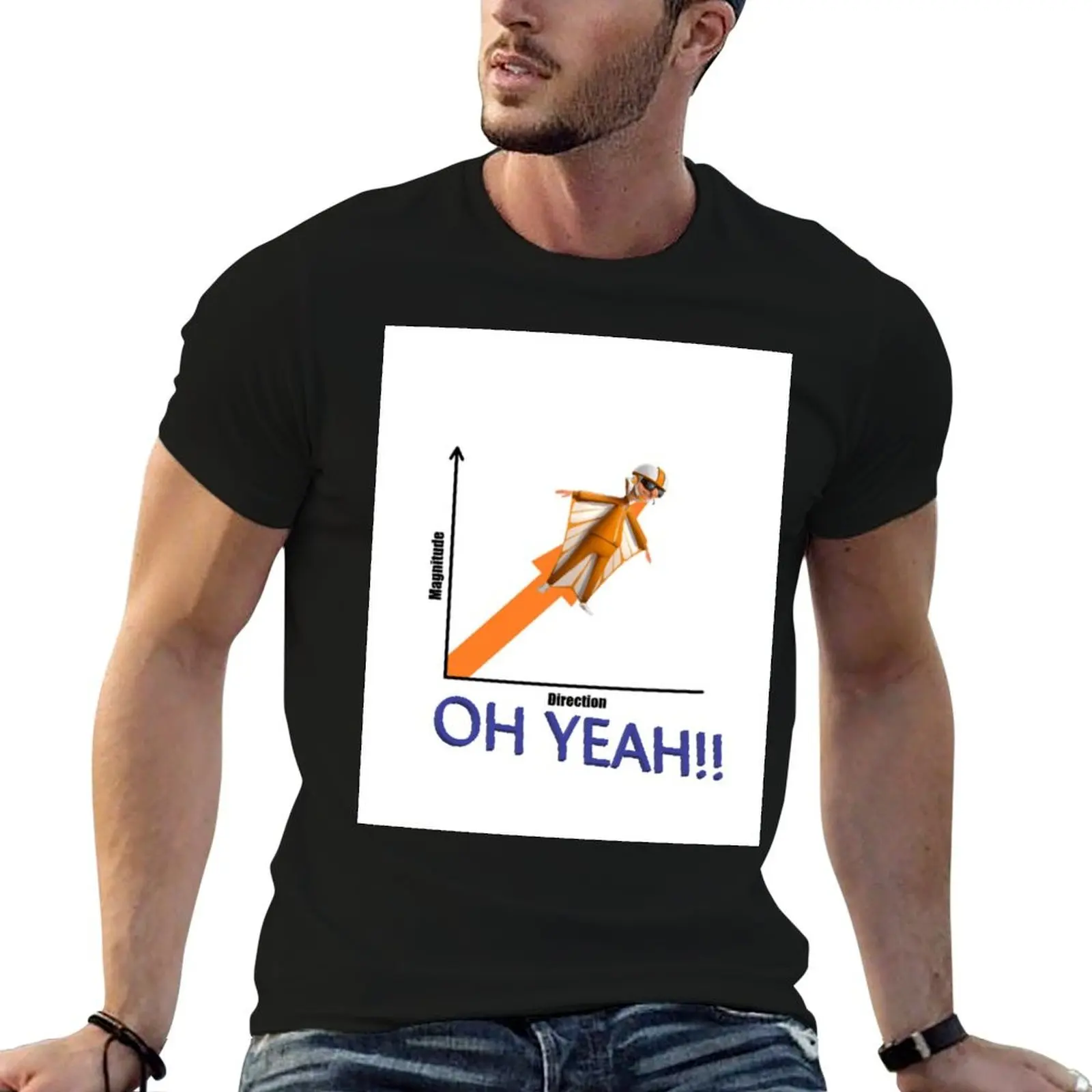Vector direction magnitude design T-Shirt Funny t-shirt custom t-shirts t shirts for men
