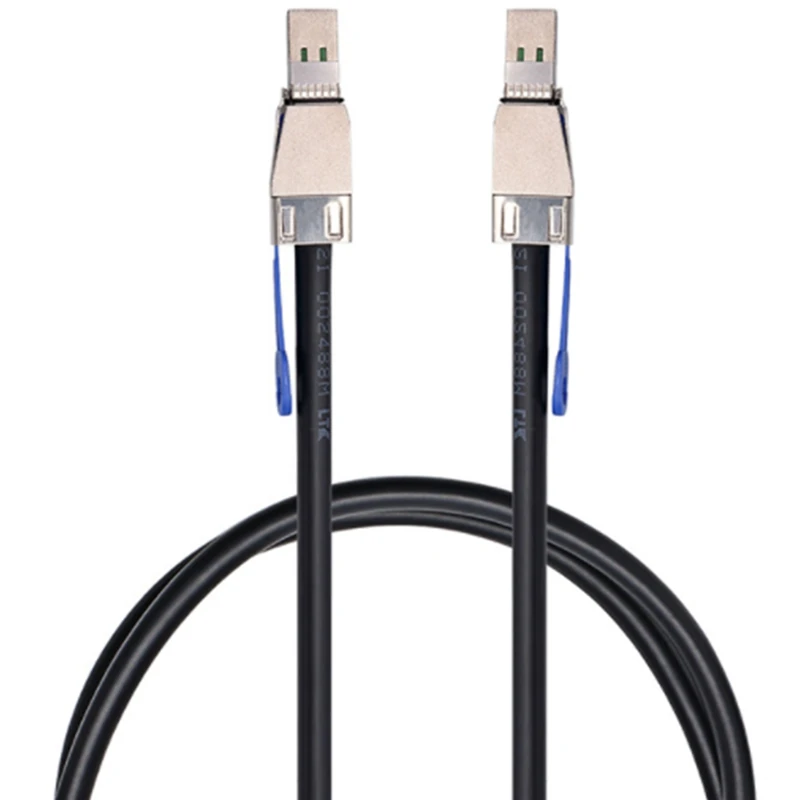 

HD Mini SAS SFF-8644 To SFF-8644 Cable,12 Гбит/с, Φ 36 Pin To SFF-8644 36 pin Mini SAS Cable 1M(3.3Ft)-Black