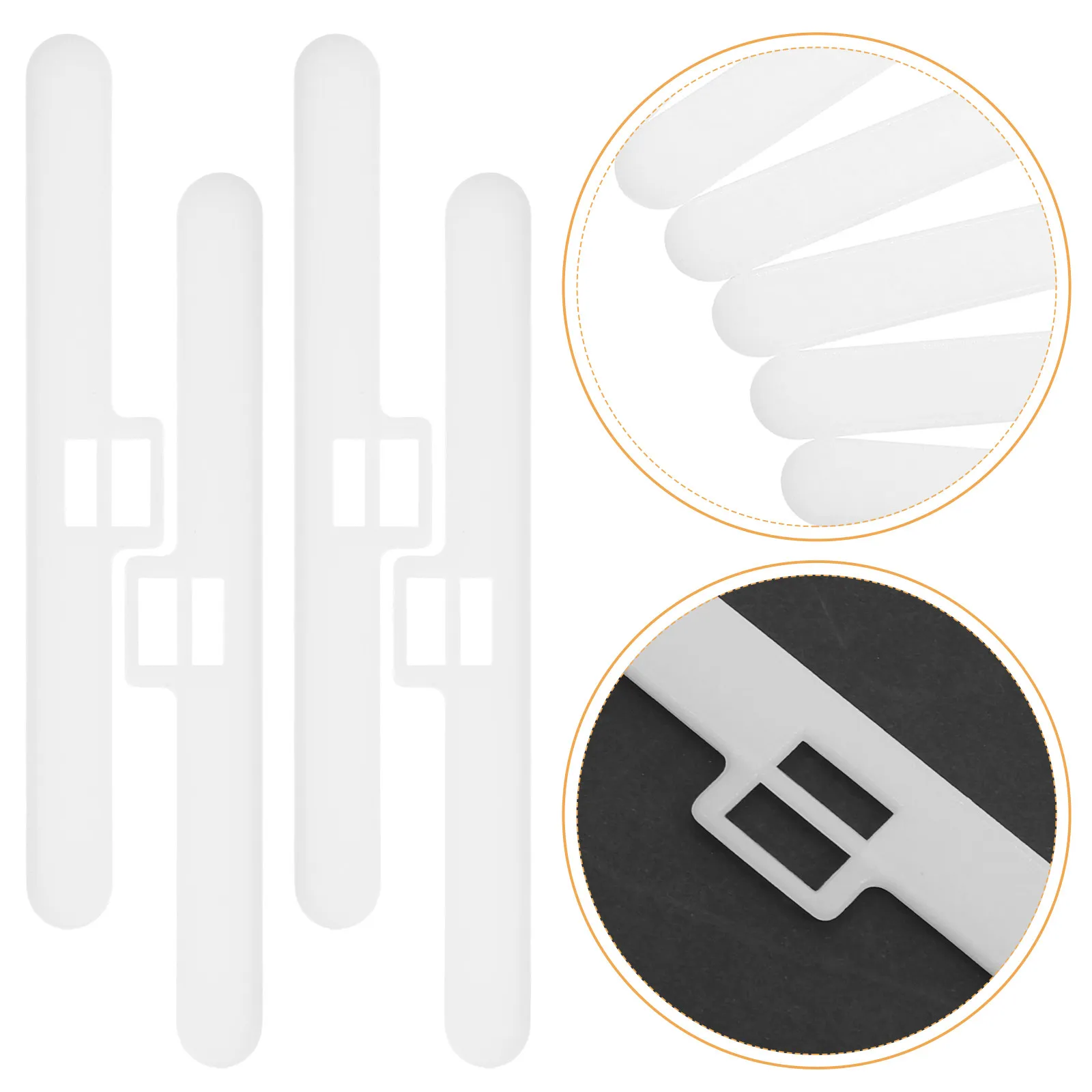 10Pcs Vertical Blind Replacement Parts Double Hole Design Plastic Slats Easy Install Replacement Slats for Window Vertical