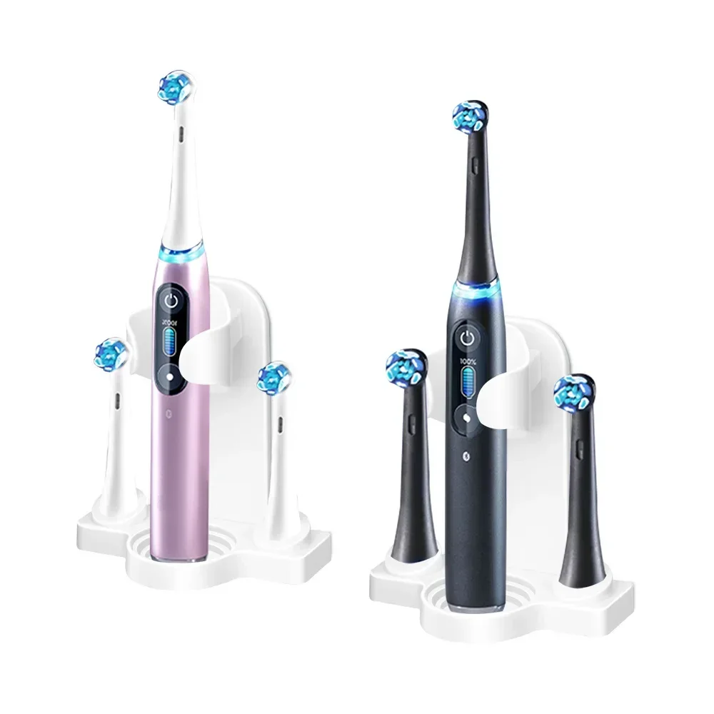 1PC Adhesive Electric Toothbrush Holder Wall Mounted Tooth Brush Heads Rack Organizer For Oral B For Bathroom Kitchen