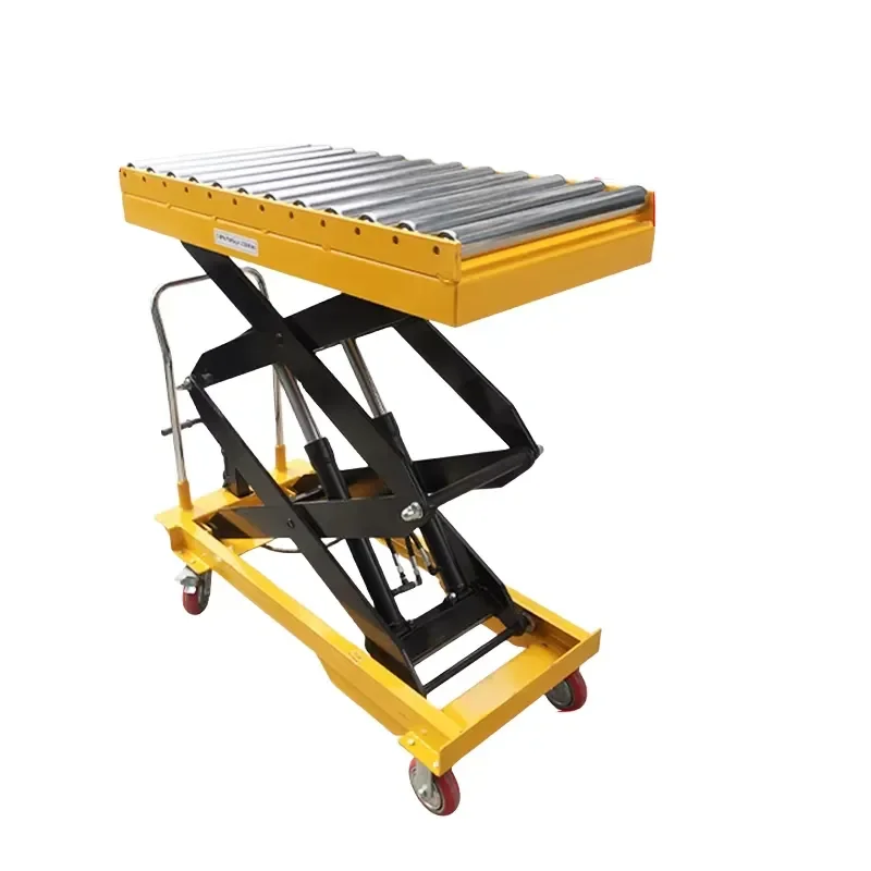 Manual Hydraulic Trolley Lift up Table Mini Scissor Car Lift Table Max Wholesale Power Building Single Scissor Lift