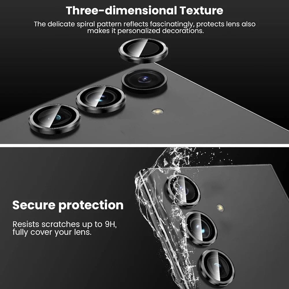 Metallring-Rückkamera-Schutz für Samsung Galaxy A57 A37 A55 A35 A25 A15 A54/34/14 Rückseitige HD-Objektivglas-Zubehörteile – Detail 5