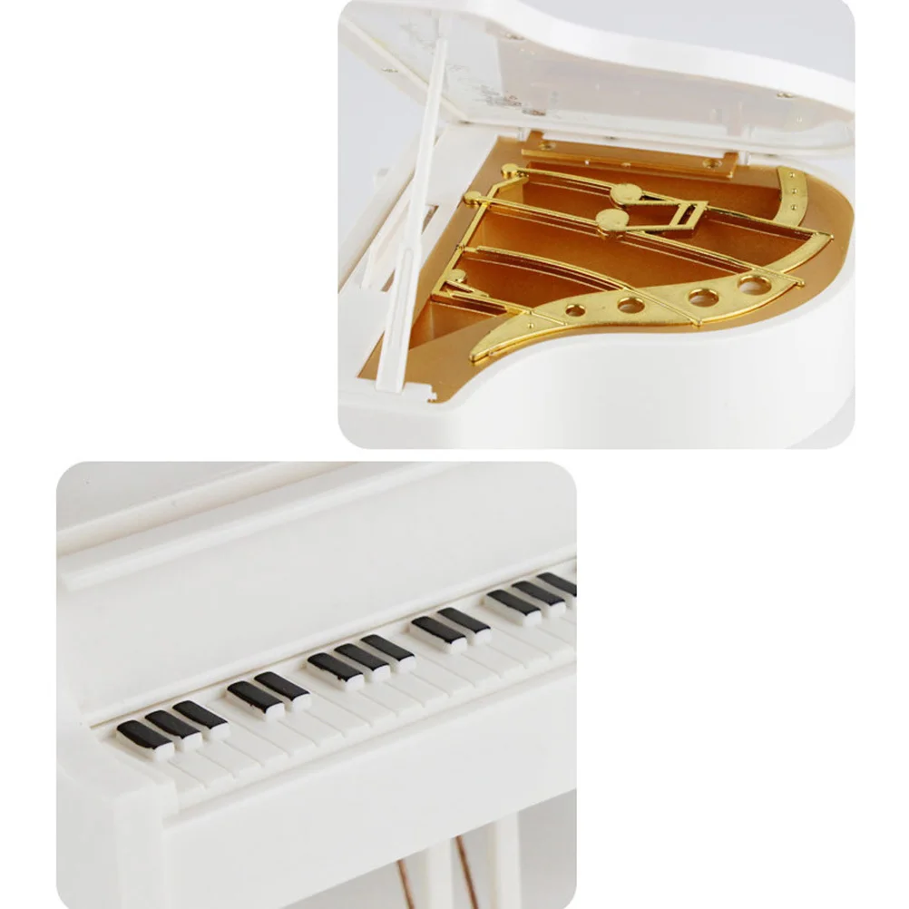 

1pc Music Ballet Dancer Piano Melody Desktop Decoration For Home Dancer Musical Box Office Bar Ktv Classical Music Box