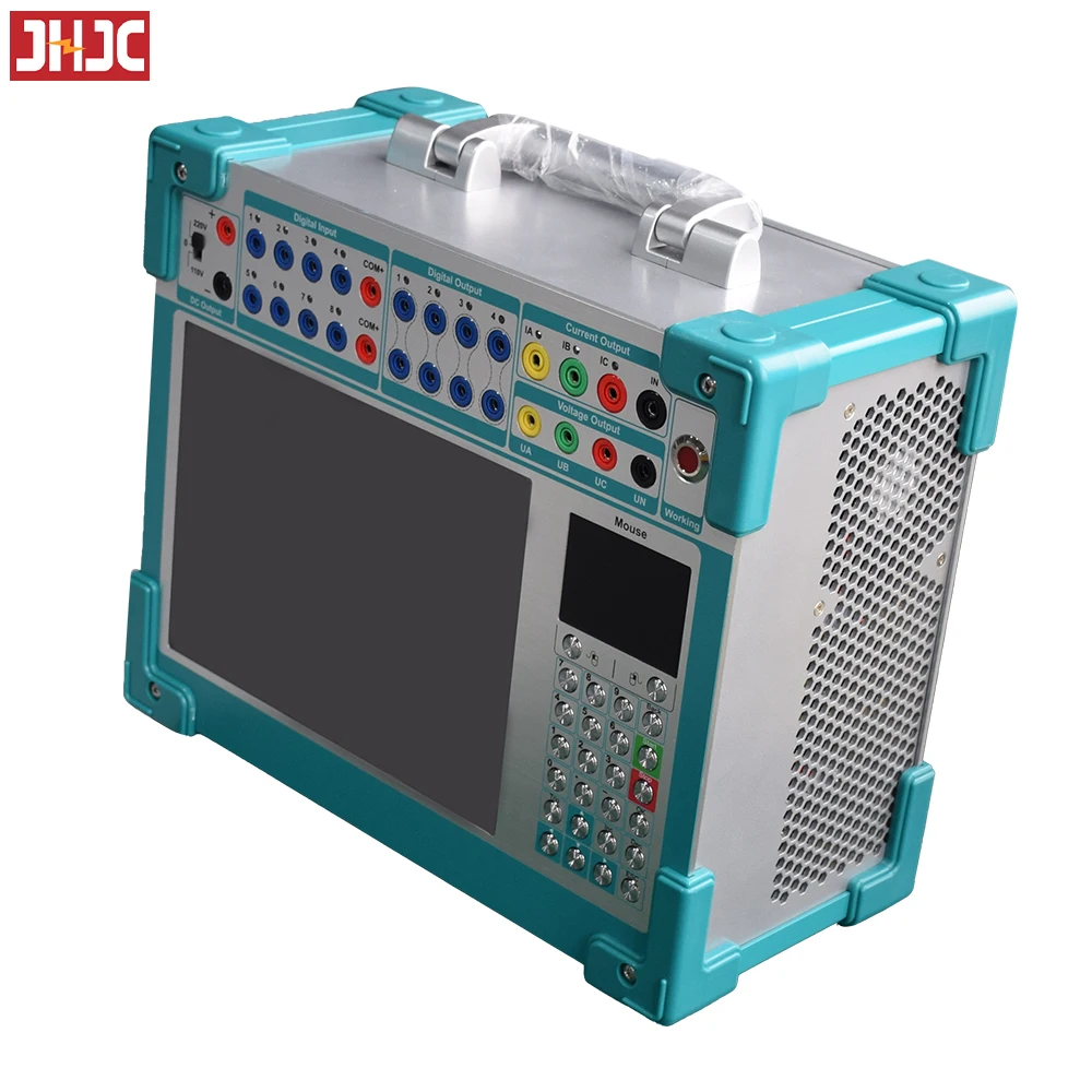 Microcomputer Three Phase Relay Protection Test Set Secondary Current Injection Tester Three Phase Relay Relay Protection Tester