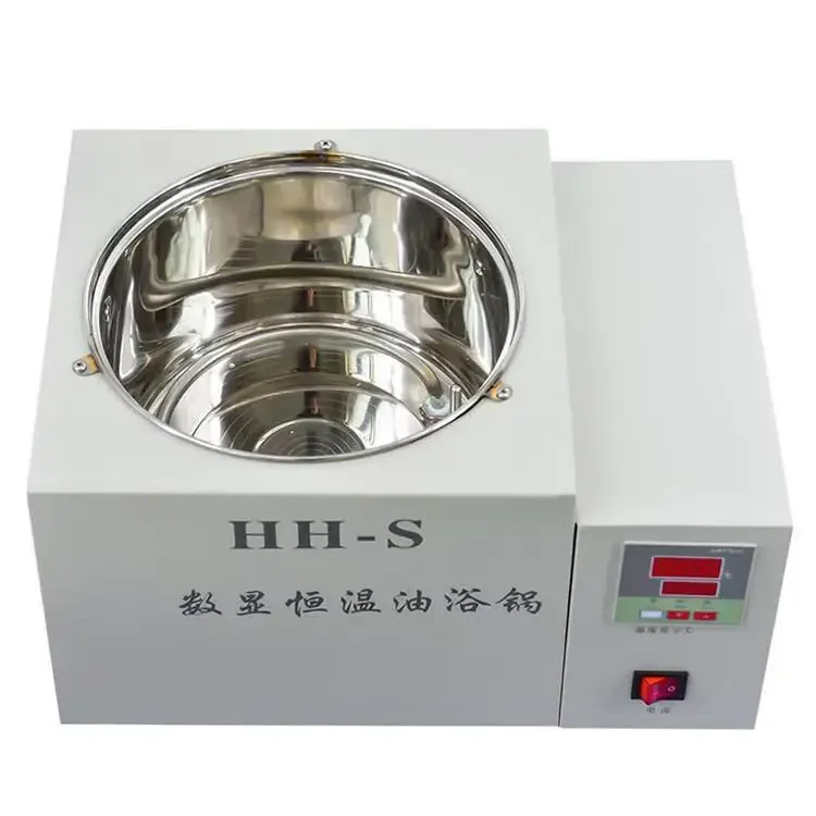

5L Digital Constant Temperature Water Bath Boiler Thermostat Oil Bath Heating Tank Round Hole HH-S05 Capacity Temp.RT-300(C)