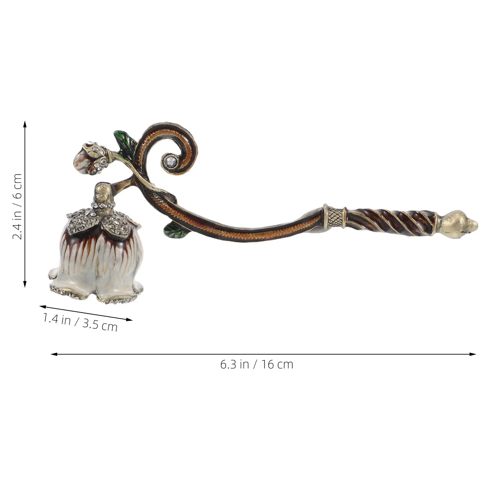 Metal Vintage Snuffer Handheld Extinguishing Device for Aromatherapy Candles Elegant Retro Flame Extinguisher Care