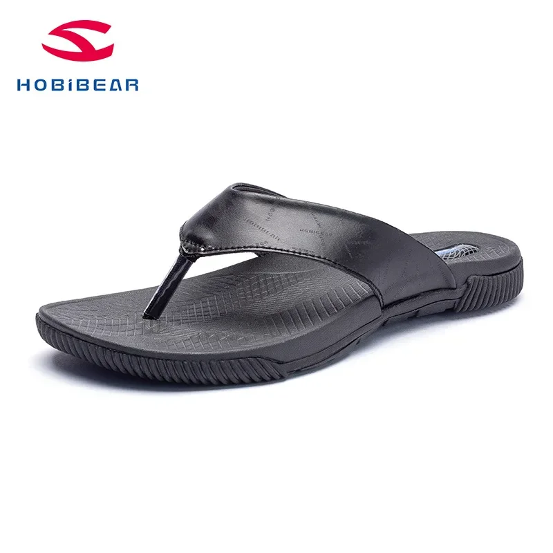 2023 Slippers Men Summer Flip Flops Beach Sandals Anti-Slip Casual Flat Shoes High Quality Slippers Breathable Beach Flip Flops