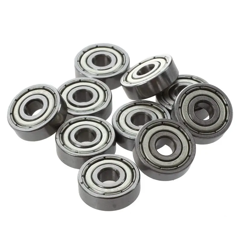 A36T-100 Pcs 625ZZ 5Mm X 16Mm X 5Mm Shielded Deep Groove Radial Ball Bearing