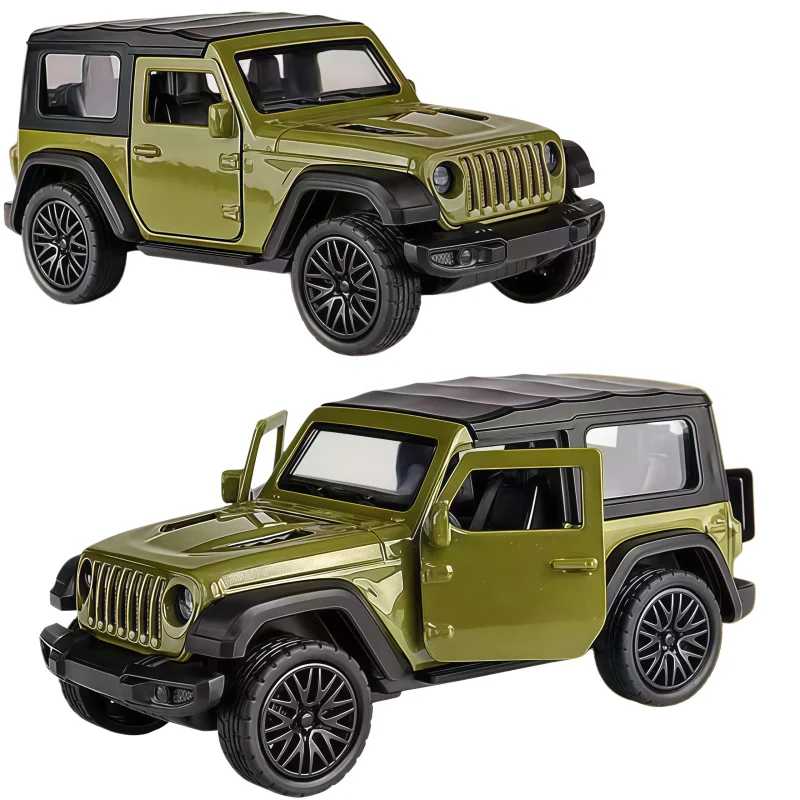 1/43 New Alloy Off-Road Model, Three-Door Metal Version, Exquisite Gift