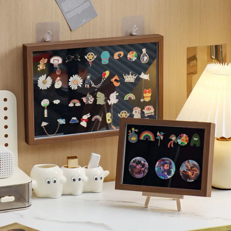 cadre-d'affichage-de-badges-en-metal-en-bois-collection-de-broches-panneau-commemoratif-en-feutre-boite-de-rangement-de-medailles-murale-affichage-mural