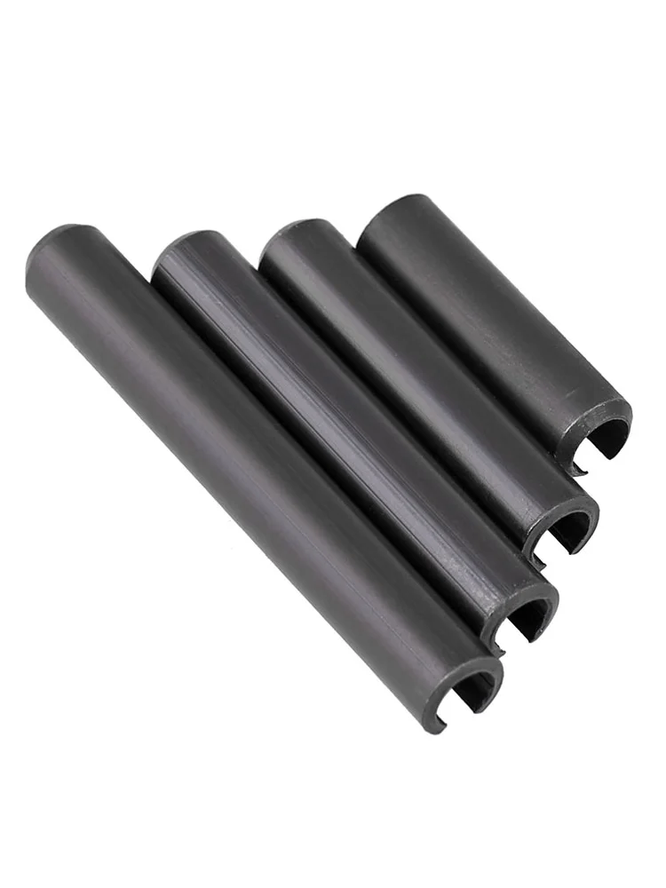 M1.5 M2 M2.5 M3 M4 M5 M6 M8 M10 Black 65 Manganese Steel Elastic Pins Cylindrical Pin Locating Pin Cotter Pin