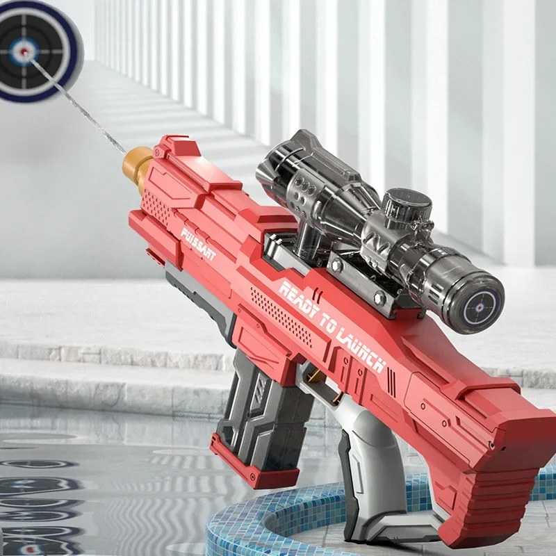 Automatic Electric Water Gun Large Capacity Water Blaster Soaker for Kid and Adult for Summer Beach Party Toy Gun KT16