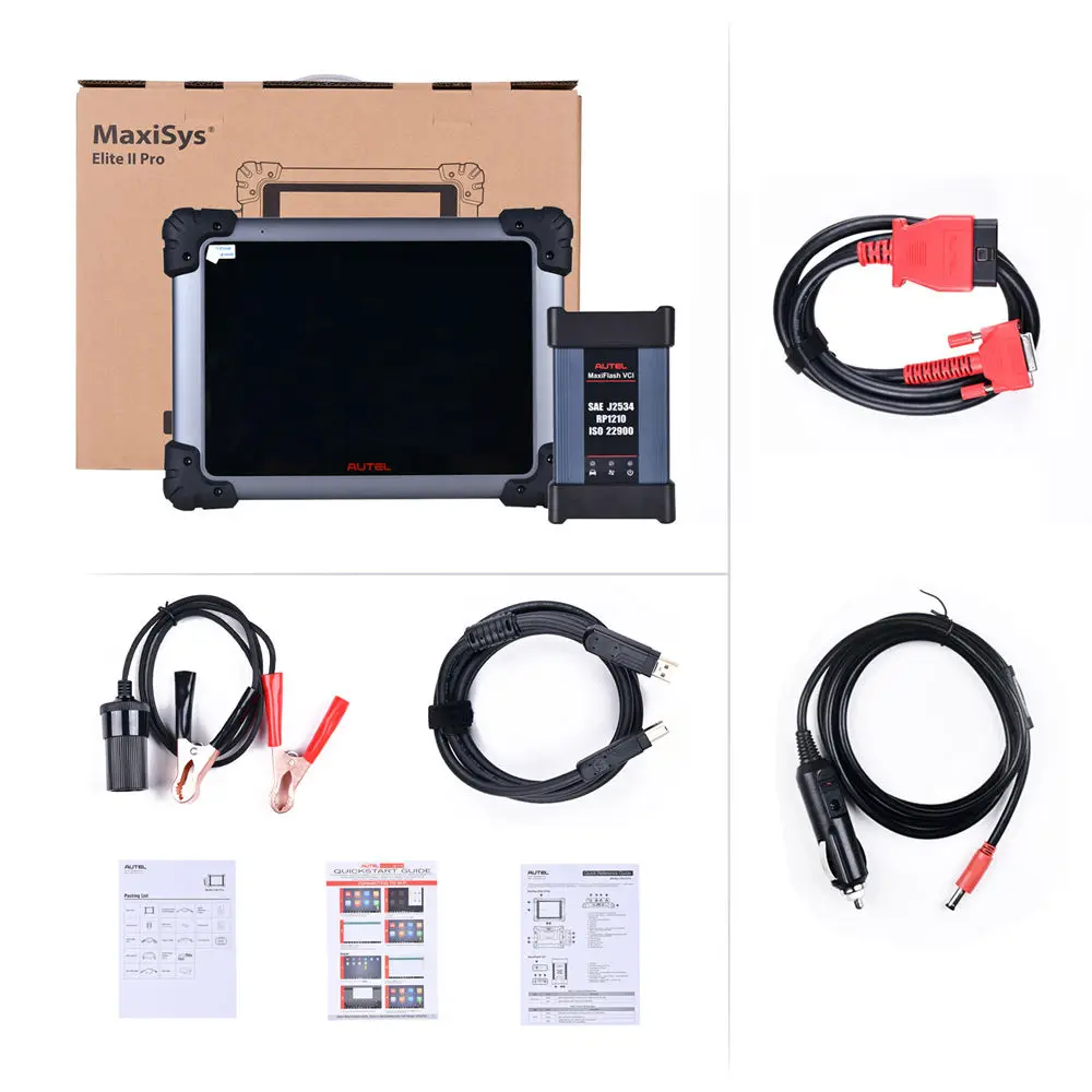 Autel MaxiSys Elite II Pro Automotive Full System Diagnostic Tool with MaxiFlash VCI Support SCAN VIN and Pre&Post Scan