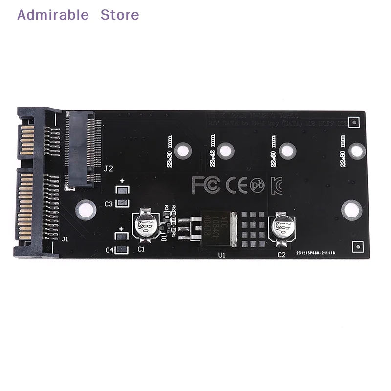 [W]B+M key M.2 ngff ssd to m.2 sata 3 raiser m.2 to sata adapter expansion card