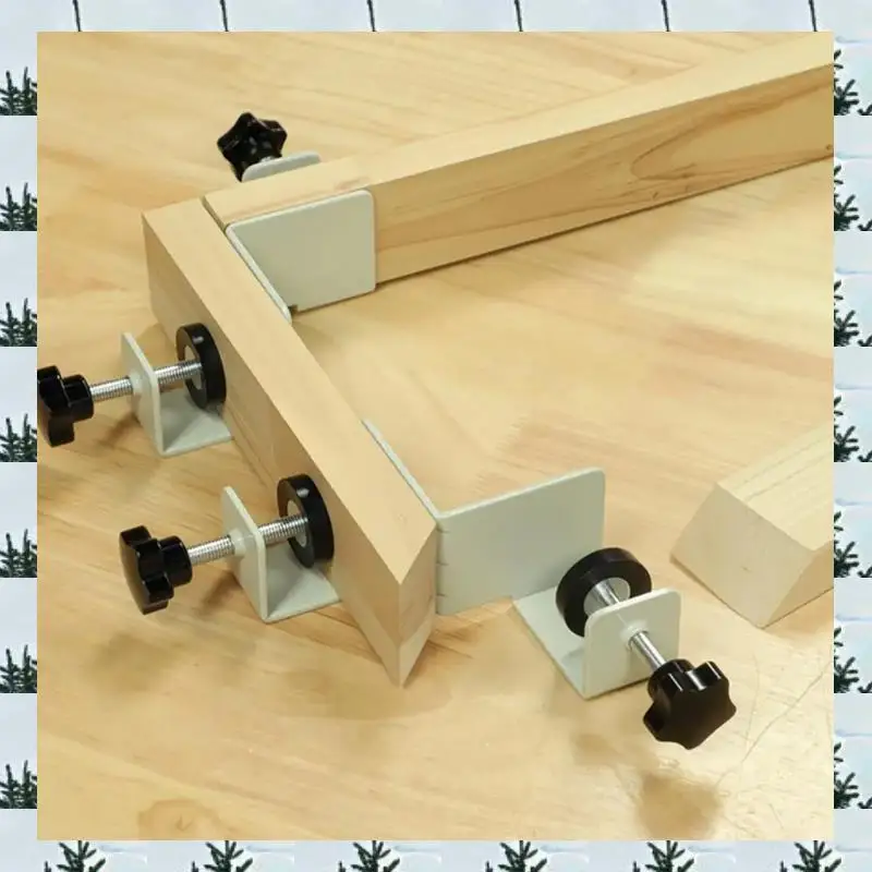 

ABLG Right Angle Clamp 90 Degree 2 Pieces Corner Clamps T-Shaped Positioning Squares Clamping Tool With Adjustable Swing Jaw