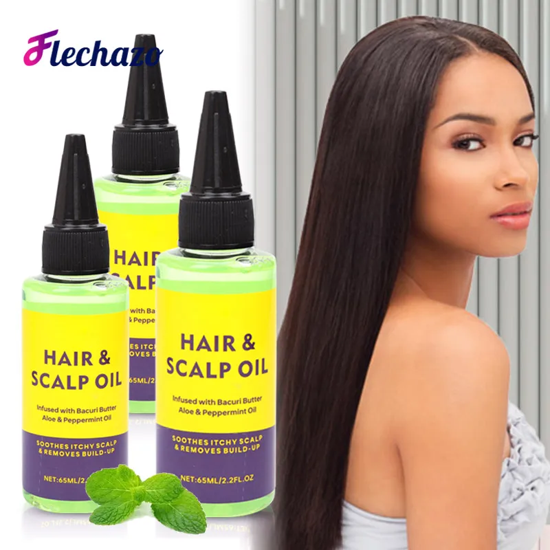 Aceite para proteger el cuero cabelludo del cabello, alivia el picazón del cuero cabelludo y elimina la acumulación de producto, accesorios para el cabello, aceite de menta