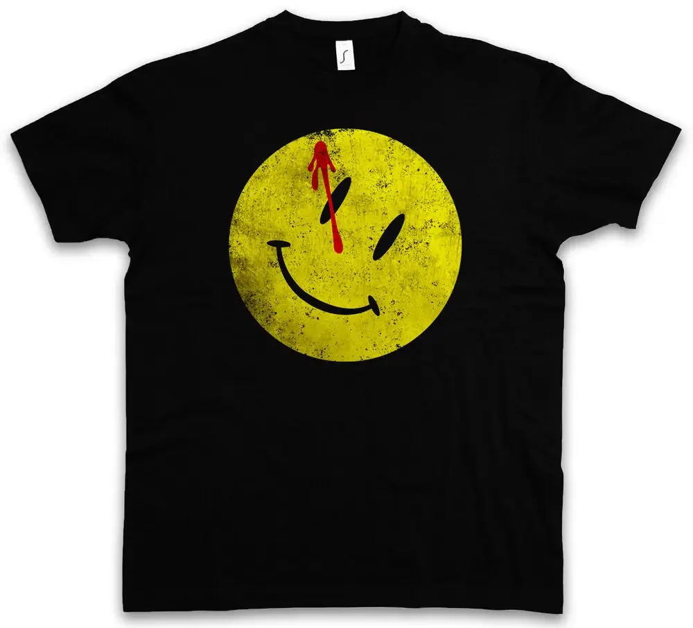 BLOODY BUTTON SWEATSHIRT T-SHIRT Watchmen Heroes Comedian Comic TV Smile The  Unisex T-shirts for Men Women Summer