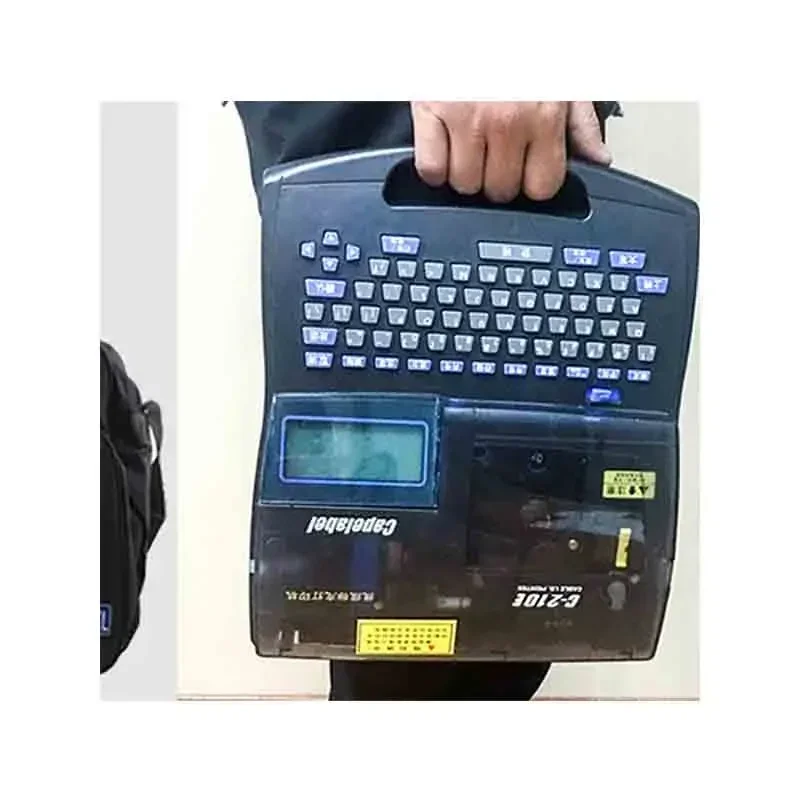 C-210E Line Marking Machine Portable Marking Machine Number Tube Sleeve Label Thermal Printer Original Imported English Keyboard