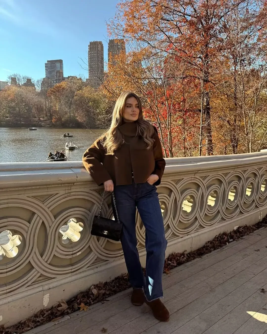 

2025 Autumn Women Fashion With Scarf Woolen Coat Front Open Long Sleeve Elegant Outerwear Chic Lady Outfits