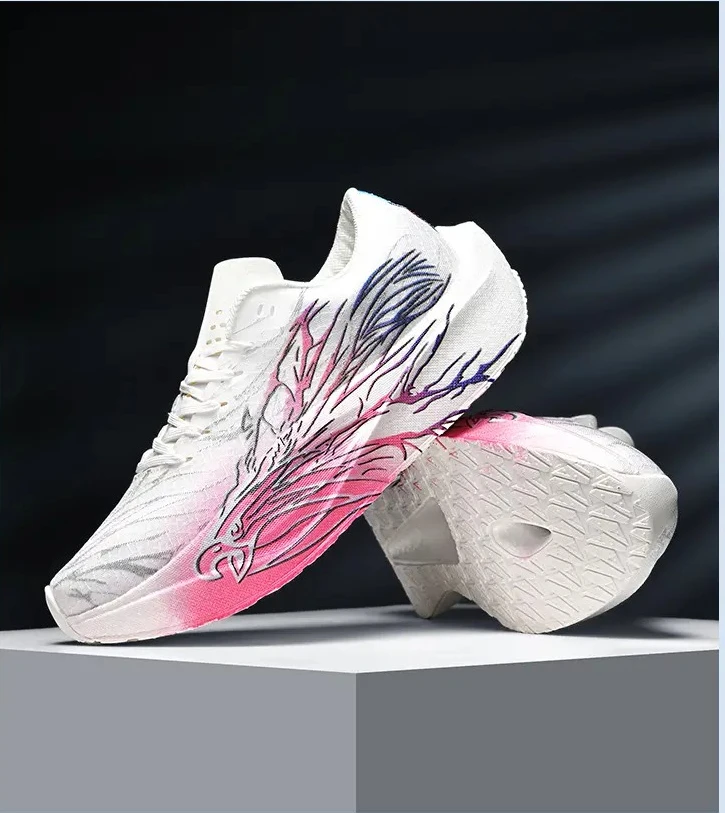 

Marathon running shoes for men and women, jogging cushioning sports training shoes, mesh light and comfortable Couple sneakers