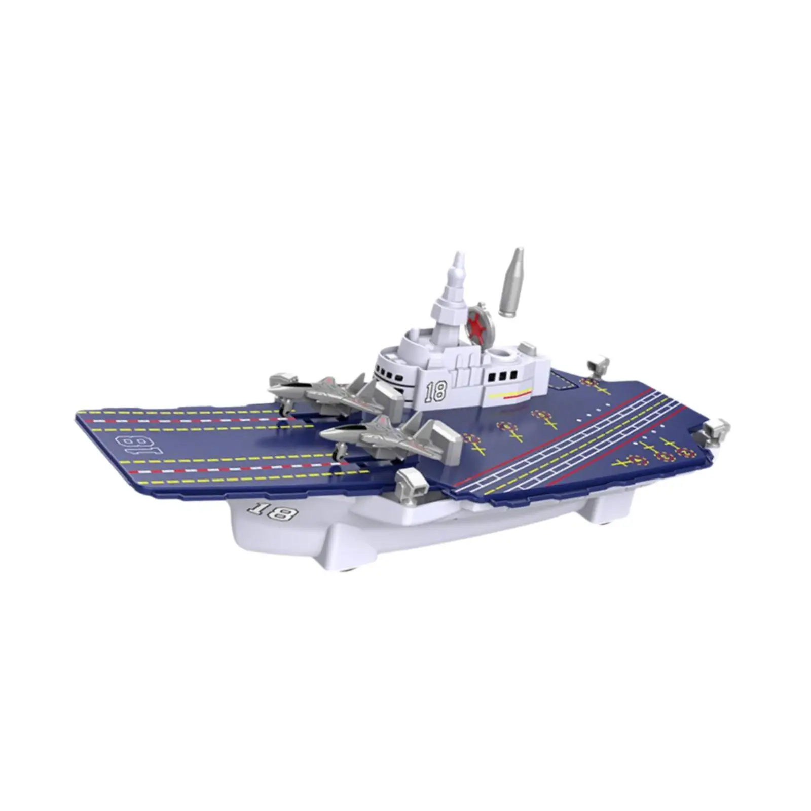 Aircraft Carrier Model Warships Ship Set for Children Party Supplies Gift