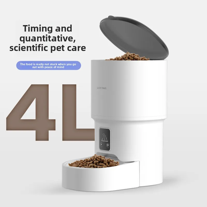 Wifi Smart Pet Feeder Automatic Timer Remote Control Dry Food Dispenser Cat Automatic Feeders for Multi Cat Home
