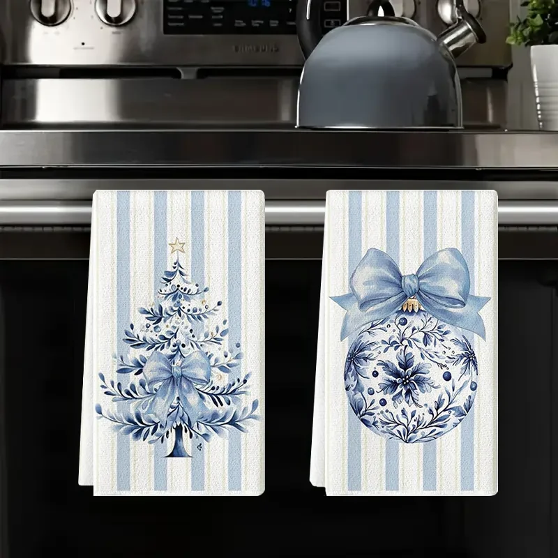 2Pcs, Blue And Whit… - image