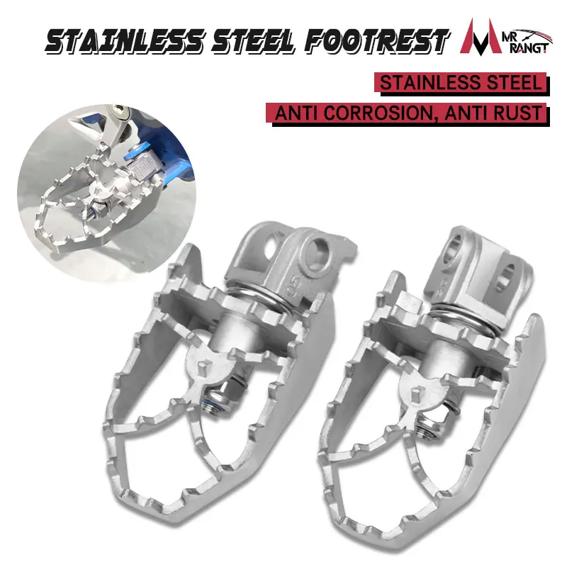 

For KTM 790 Adventure R KTM790 ADV S 890 ADV R 1050 1090 1190 Motorcycle Accessories Front Footrests Foot Rests Pegs Pedal Plate