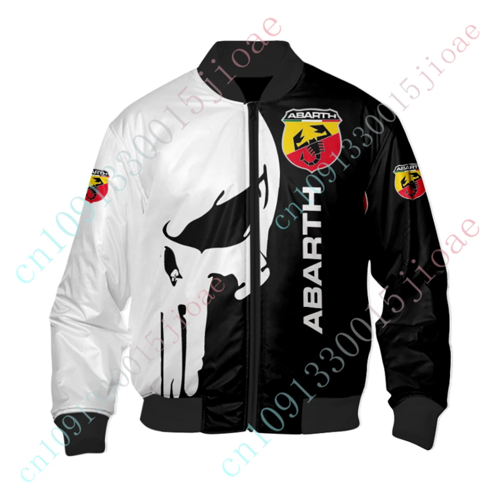 

Abarth Thick Coats Harajuku Jackets For Men's Clothing Bomber Jacket Techwear Baseball Uniform 3D Parkas Windbreaker Custom Logo