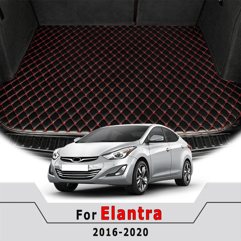 Car Trunk Mats For Hyundai Elantra 2020 2019 2018 2017 2016 Cargo Liner Auto Interior Accessories Replacement Rugs Automobiles