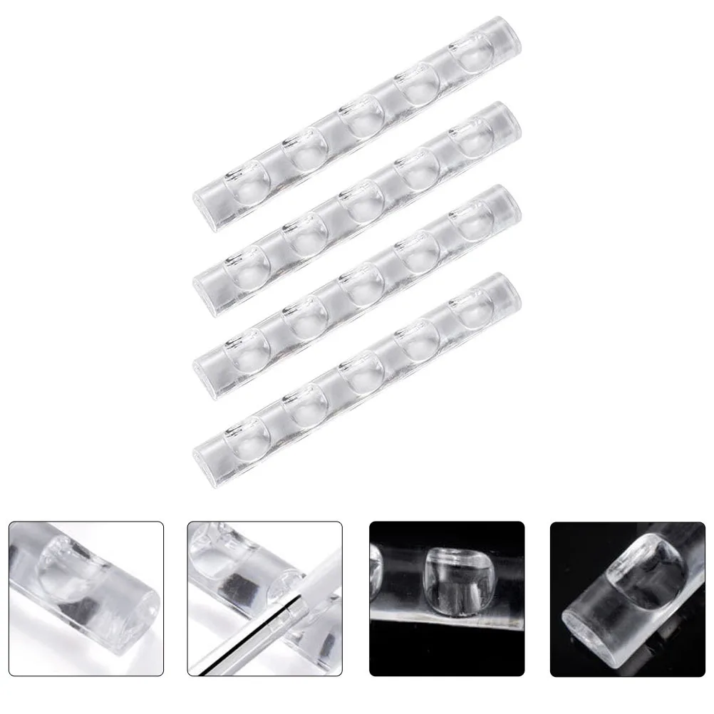 

4Pcs Brush Pen Holder Nail Art Tool Stand Premium Manicure Accessory Acrylic Storage Rack for Salon Or Home Use Efficient