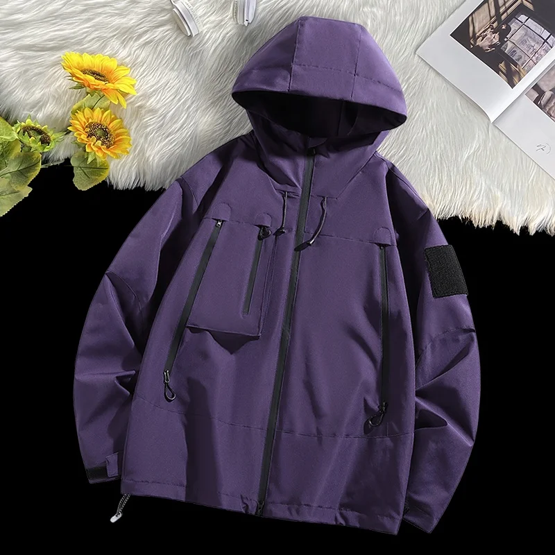 

Мужская куртка American Sle для активного отдыха, ветрозащитная, водонепроницаемая, рабочая одежда, весна-осень, новый тренд, брендовая, молодежная, для активного образа жизни