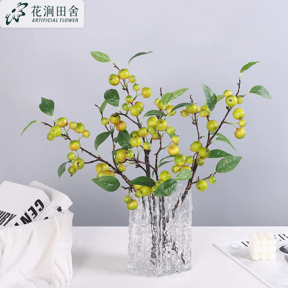 

Имитация длинной ветки, яблоко, фрукты, украшение стола в отеле, реквизит для фотосъемки, свадебный декор, венок, аксессуары, искусственные растения, фрукты