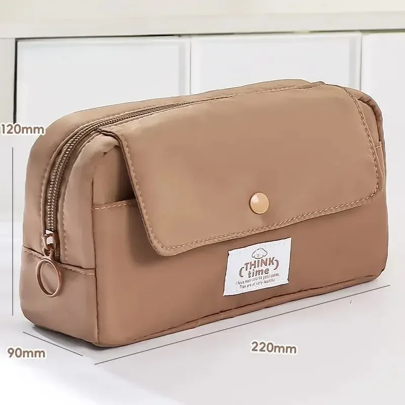 Tempat Pensil Transparan dengan Kapasitas Besar, Tas Alat Tulis Multifungsi, Desain Baru Meirad, Ideal untuk Penyimpanan