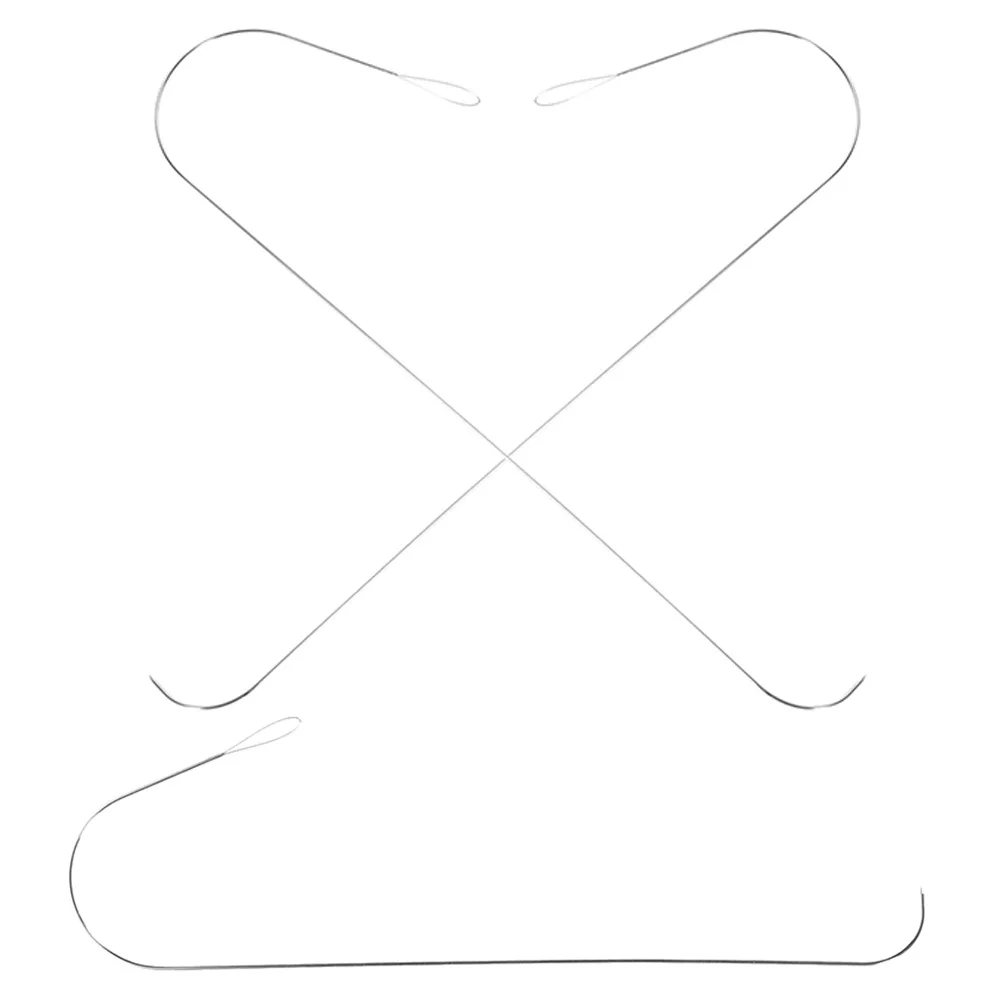 

3Pcs Ergonomic Big Eye Beading Needles Zinc Alloy Middle Opening Design for Smooth Beading Bead Spinner Bead Spinner Needles