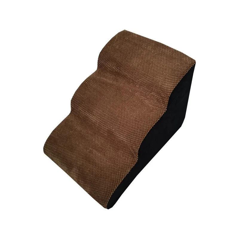 

Pet Bed Stairs Dual Level Ramp Cat Dog Pet Stairs Soft Fixed Jump Platform Ladder Elderly Dogs Climbing Stairs Puppy Steps