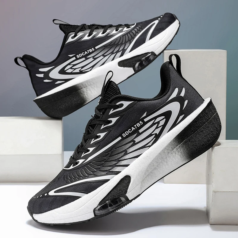 

2026 Men's Cushioning Running Shoes Lightweight Athletic Casual Sneakers Male Non-Slip Sports Shoes Outdoor Travel Walking Shoes