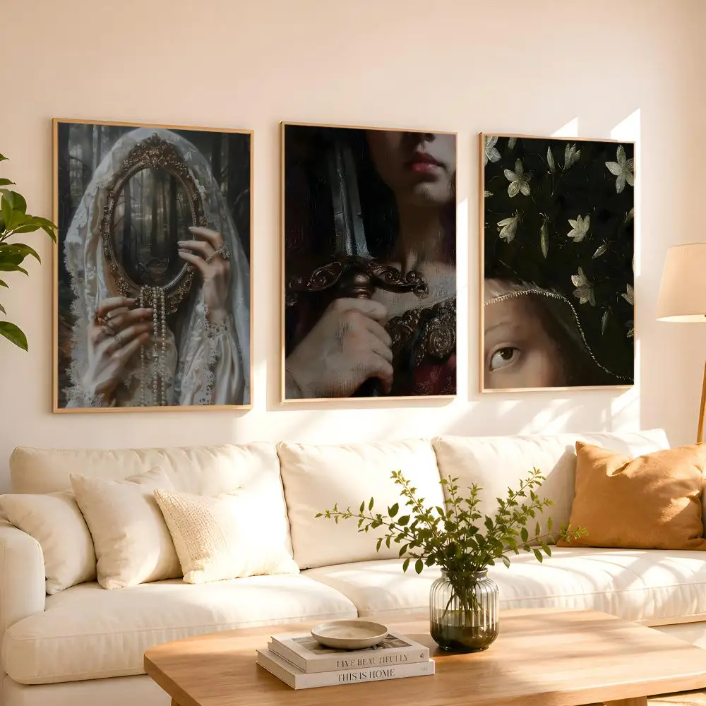 Baroque Antique Romantic Medieval Aristocratic Dynasties Poster Matte Peel And Stick Wall Decor Bedroom Living Room Dorm Office