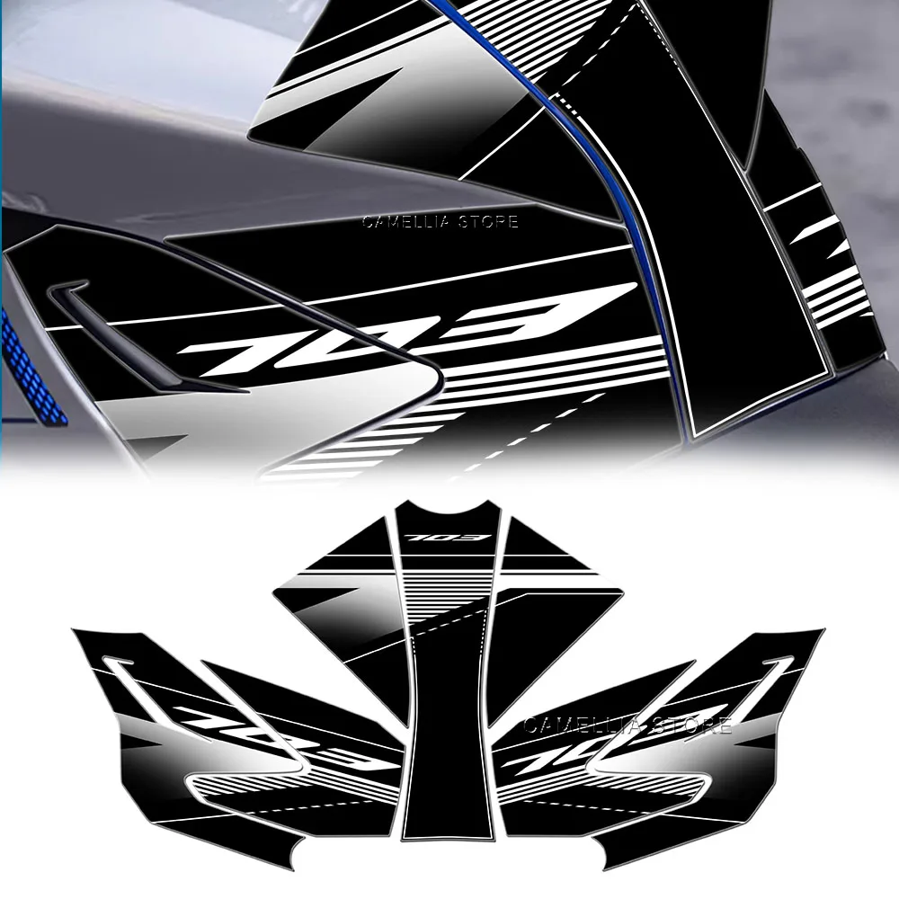 

for Zontes 703T Motorcycle Accessories 3D Epoxy Waterproof Motorcycle Fuel Tank Sticker Newly Launched Sticker
