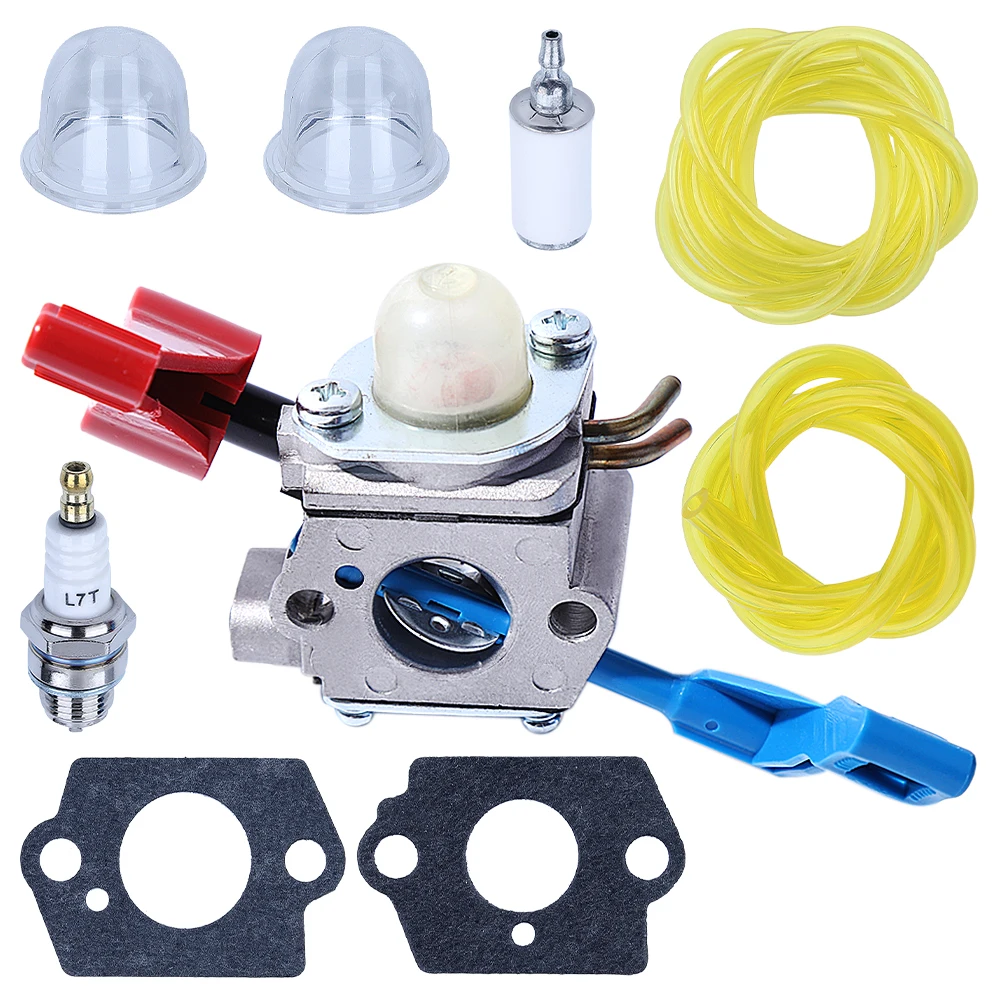Imagem -04 - Kit Carburador para Motosserra Primer Bulbo Gás Weed Eater Featherlite Folha Blower Junta Linha de Combustível Primer Bulbo Fovan Fl1500 Fl1500le