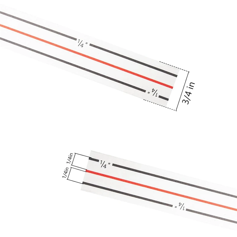 DTA6 4Pcs Seamingly Seam Guide Instruction Tool, Sewing Basting Tape for Sewing Machines, Paper Seam Tapes for Fabric