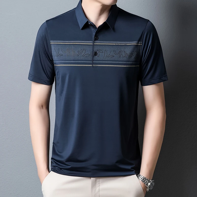 

2022 Brand New Summer Polo Shirt Men Breathable Short Sleeve Shirt Top Men Casual Business Polo Homme Poloshirt Men