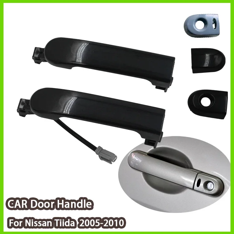 

Exterior Left Right Front Rear door Inductance handle For Nissan Tiida 2005-2010 Outside Door Open Handle Key Lock Cover