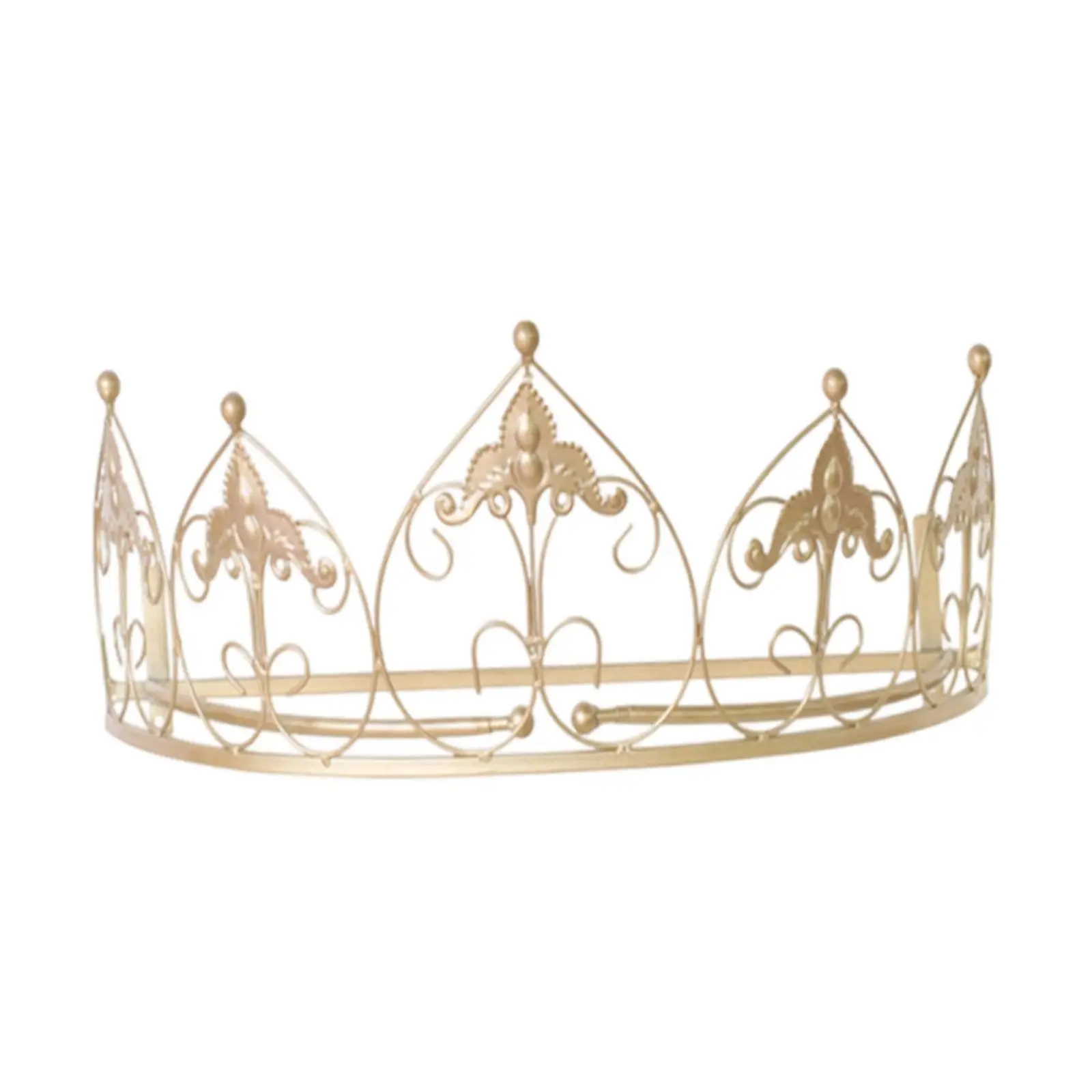 Crown Bed Canopy Frame Wall Mount Cute Easy Assembly Romantic Children Room Decor Decorative for Kids Princess Bed Canopy Stand