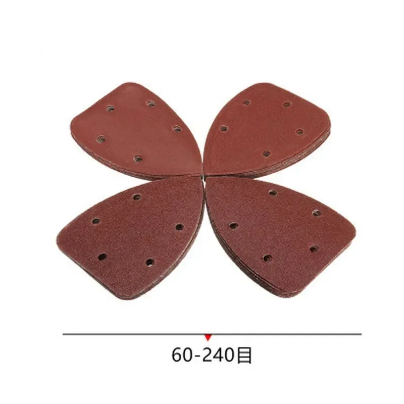 40pcs /set Triangle Sanding Sheets Grit Sander Sandpaper 140mm*90mm Sanding Disc Polish Power Abrasive Tool Band Hole Sandpapers