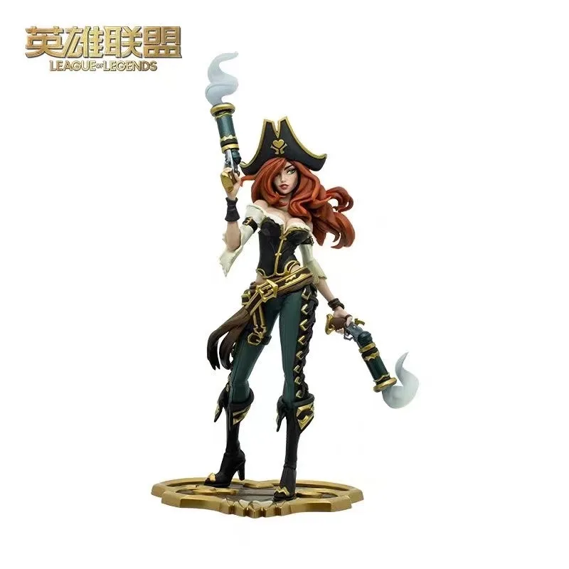 

League Of Legends LOL Anime Figurine Miss Fortune Action Figure Gaming Peripherals Series mediumsized sculpture Decoration Gifts