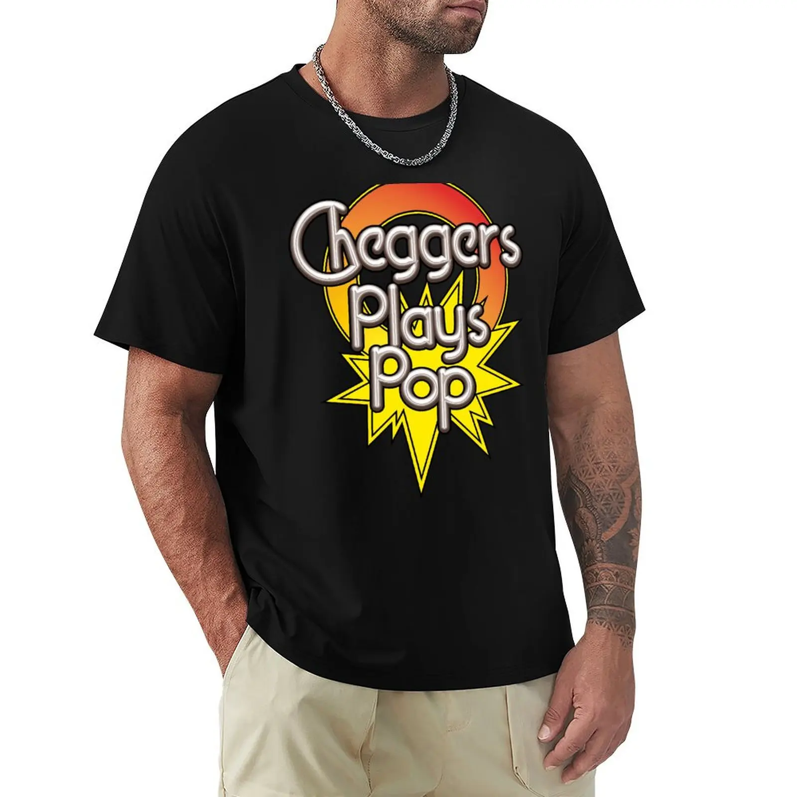 

beebthings Cheggers Plays Pop T-Shirt oversize t-shirts man croswit shirt man anime t shirts t shirts for men