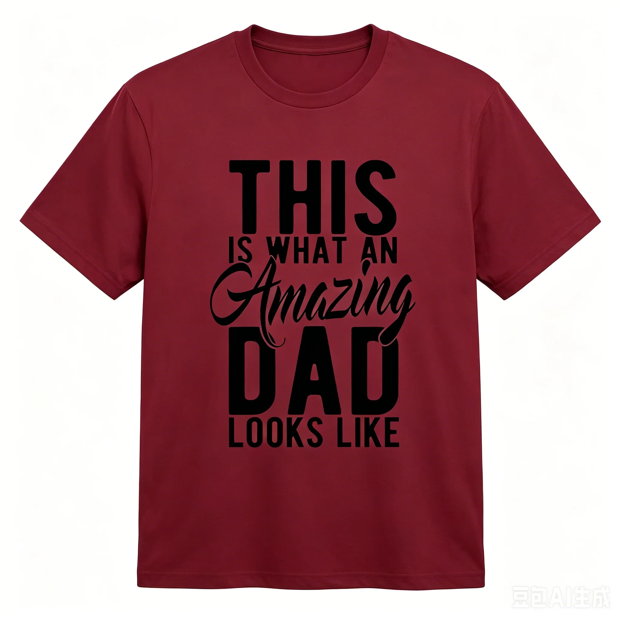Mens Street T Shirt Best Dad Ever for Amazing Dad Funny Fathers Day Tees Summer Classic Men's T-shirt Street Oversized Clothing